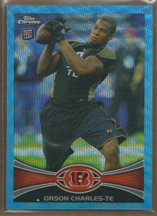 2012 Topps Chrome Blue Wave Refractors #BW89 Orson Charles