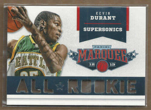 2012-13 Panini Marquee All-Rookie Team Laser Cut #12 Kevin Durant