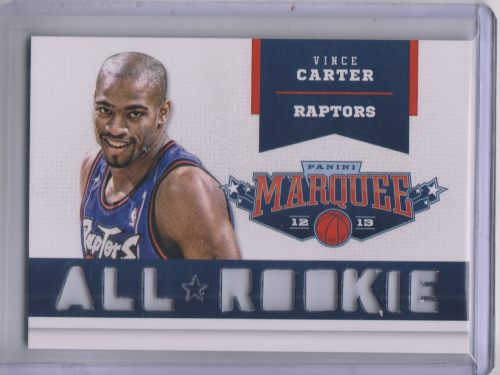 2012-13 Panini Marquee All-Rookie Team Laser Cut #14 Vince Carter