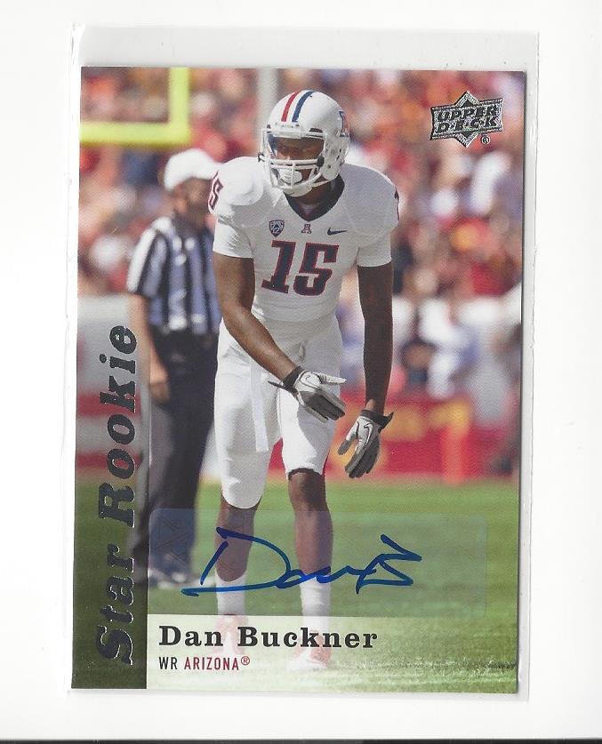 2013 Upper Deck Rookie Autographs #74 Dan Buckner E