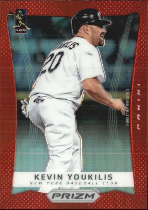 2012 Panini Prizm Prizms Red #98 Kevin Youkilis