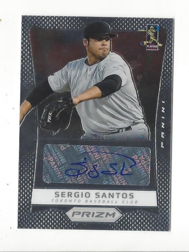 2012 Panini Prizm Autographs #SS Sergio Santos