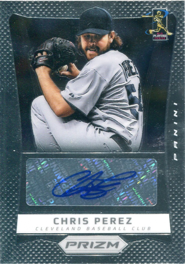 2012 Panini Prizm Autographs #CP Chris Perez