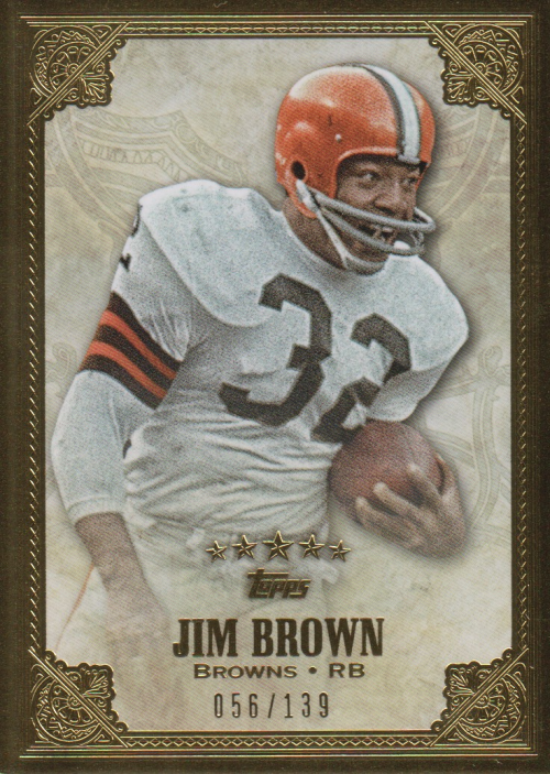 2012 Topps Five Star #100 Jim Brown