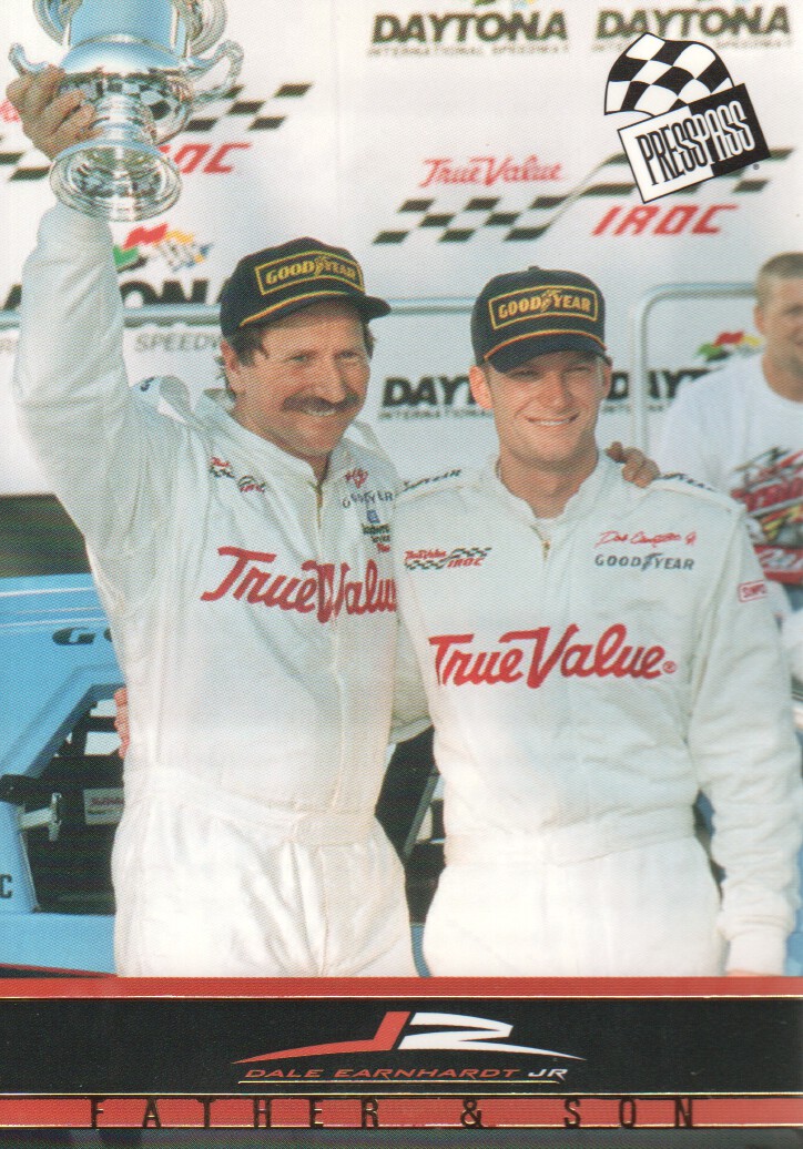 2004 Press Pass Dale Earnhardt Jr. Gold #D13 Dale Earnhardt Jr./Dale Earnhardt FS