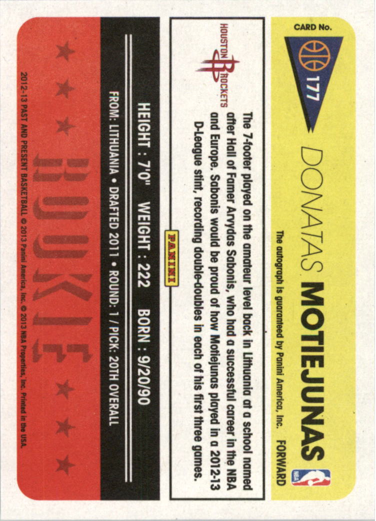 2012-13 Panini Past and Present Signatures Basketball Card Pick (Inserts) - Picture 33 of 91