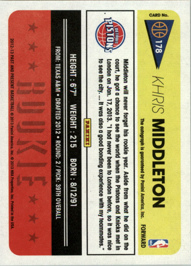 2012-13 Panini Past and Present Signatures Basketball Card Pick (Inserts) - Picture 35 of 91