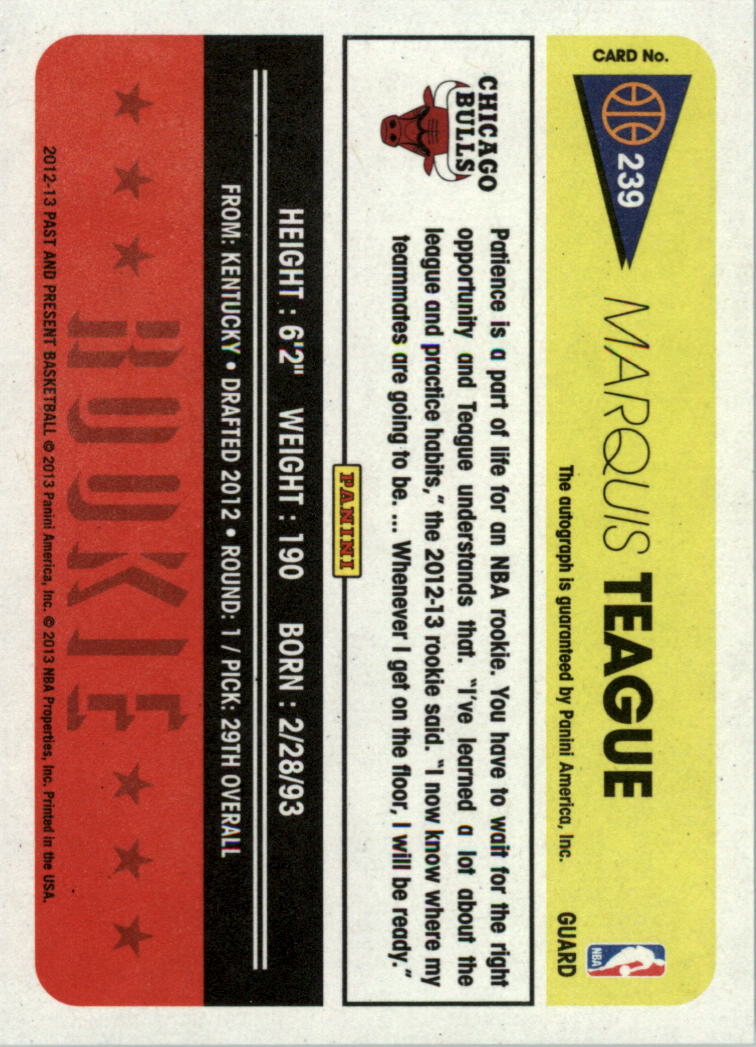2012-13 Panini Past and Present Signatures Basketball Card Pick (Inserts) - Picture 79 of 91