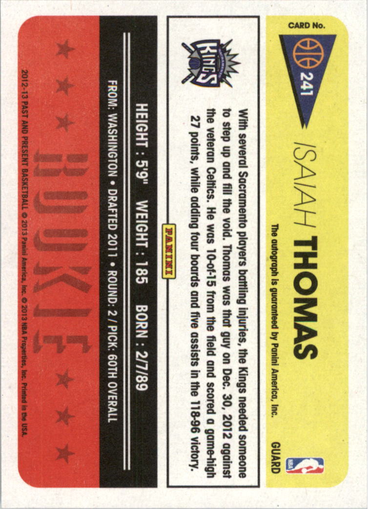 2012-13 Panini Past and Present Signatures Basketball Card Pick (Inserts) - Picture 83 of 91
