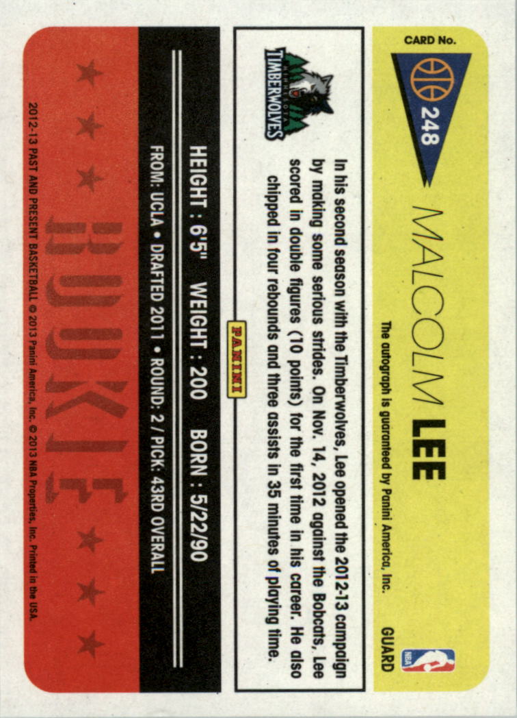 2012-13 Panini Past and Present Signatures Basketball Card Pick (Inserts) - Picture 89 of 91