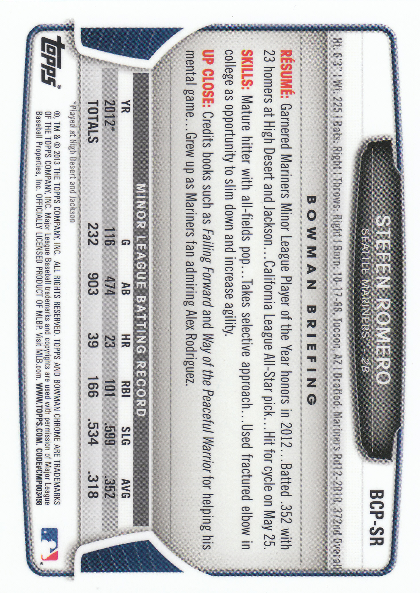 2013 Bowman Chrome Baseball Part 4 - Picture 17 of 316
