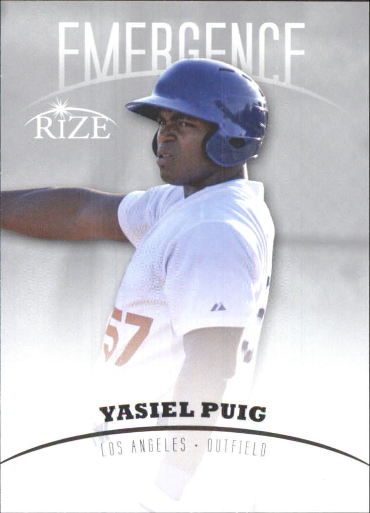 2012 Rize Draft Emergence #E15 Yasiel Puig