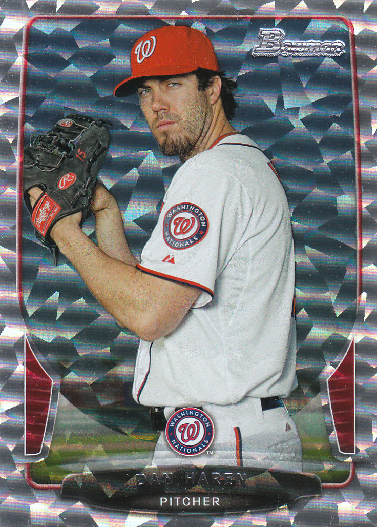 2013 Bowman Baseball "Main Set Red and Silver Ice" Parallel Cards - Picture 28 of 31