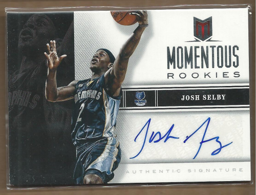 2012-13 Momentum Momentous Rookies Autographs #85 Josh Selby