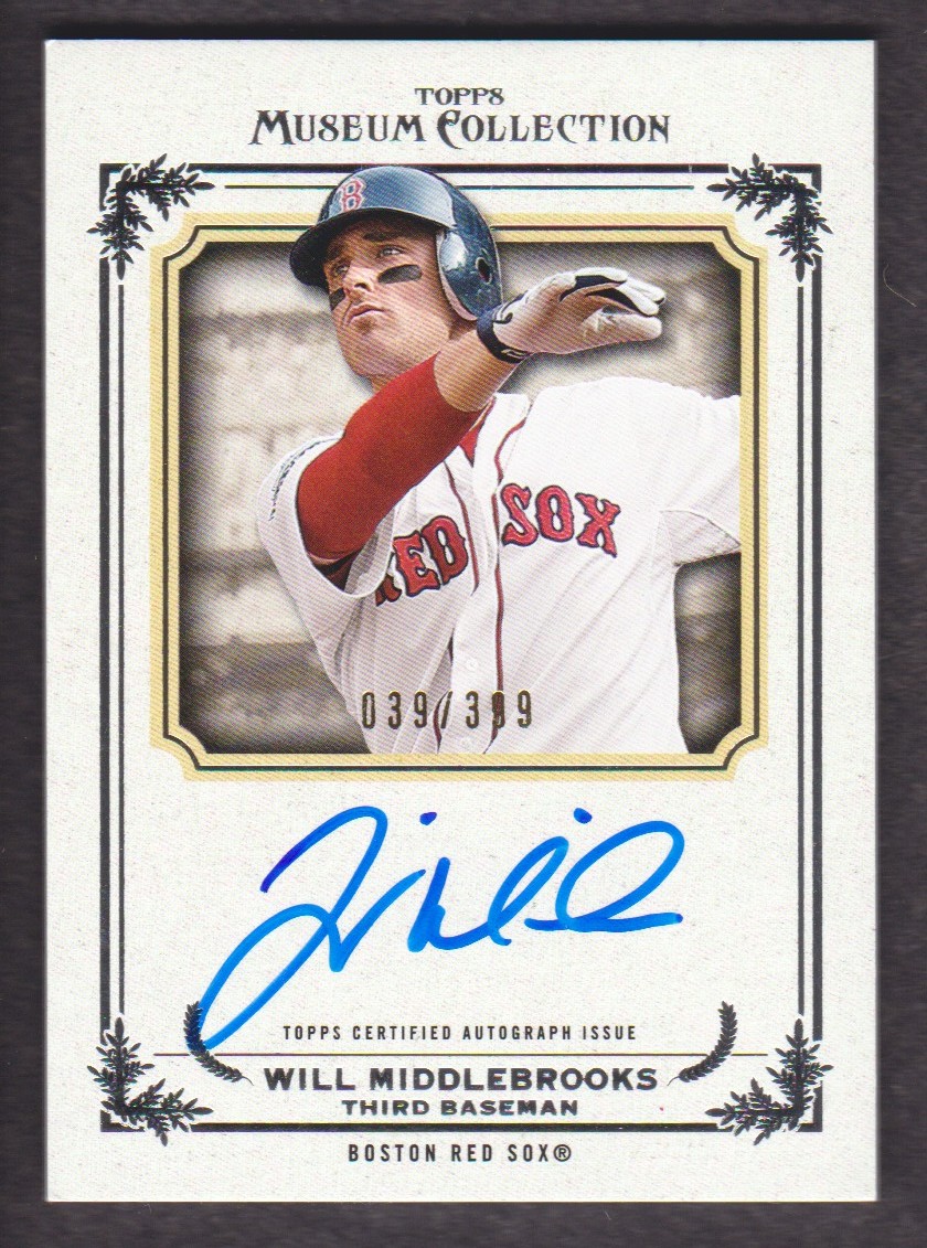 2013 Topps Museum Collection Autographs #WM Will Middlebrooks/399