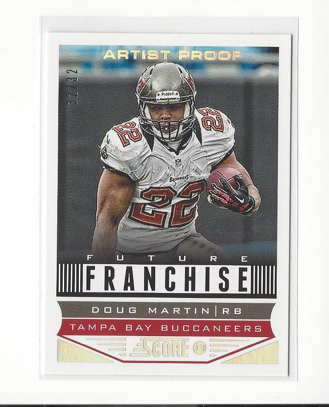 2013 Score Artist's Proof #328 Doug Martin FF