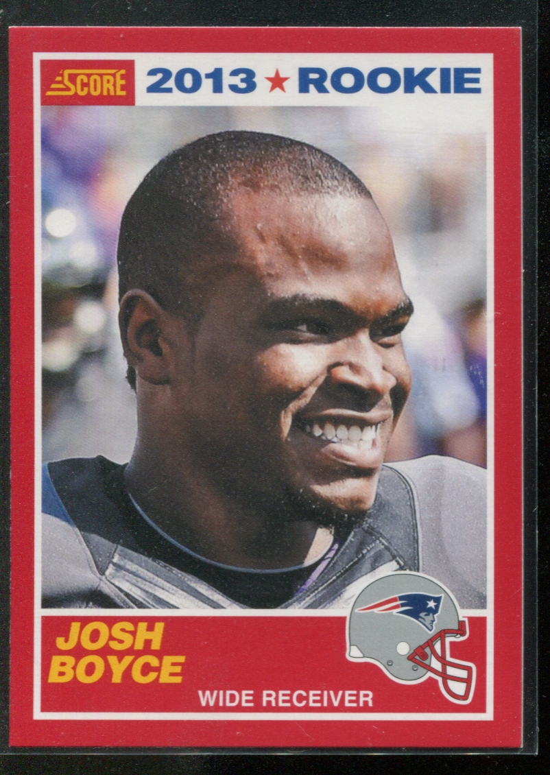 2013 Score Red #382 Josh Boyce RC Rookie Card. rookie card picture