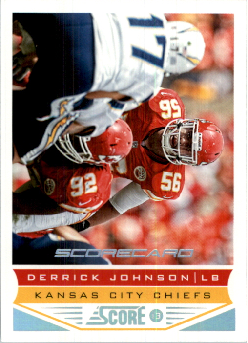 2013 Score Scorecard Kansas City Chiefs Football Card #107 Derrick Johnson | eBay