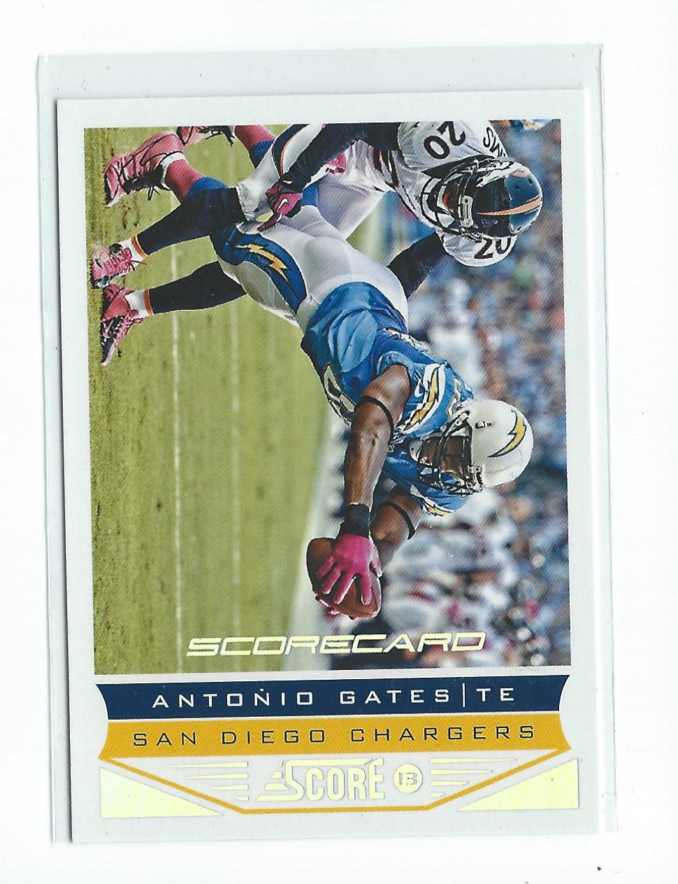 2013 Score Scorecard #184 Antonio Gates