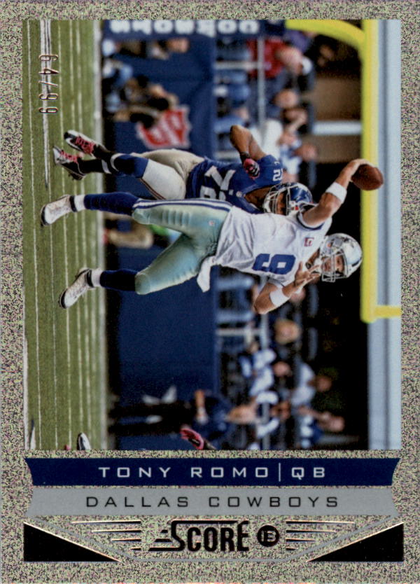 2013 Score Showcase #54 Tony Romo