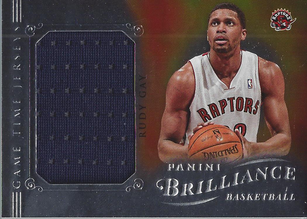 2012-13 Panini Brilliance Game Time Jerseys #40 Rudy Gay