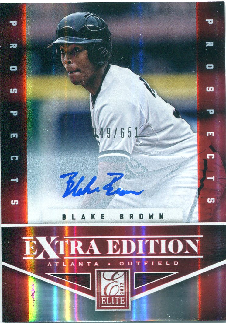 2012 Elite Extra Edition #166 Blake Brown AU/651