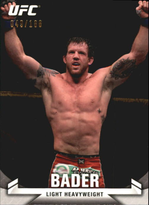 2013 Topps UFC Knockout Gold #9 Ryan Bader