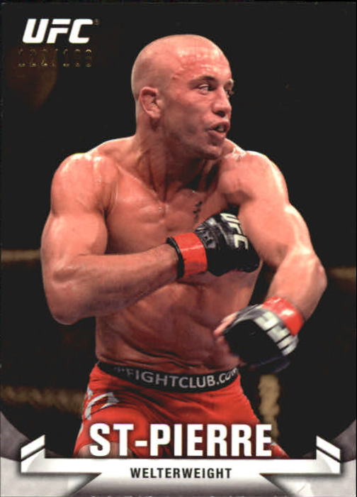 2013 Topps UFC Knockout Gold #100 Georges St-Pierre