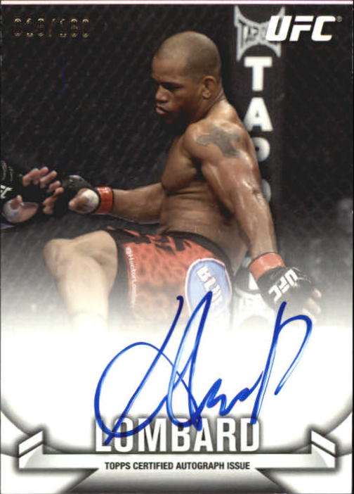 2013 Topps UFC Knockout Autographs #KAHL Hector Lombard/180