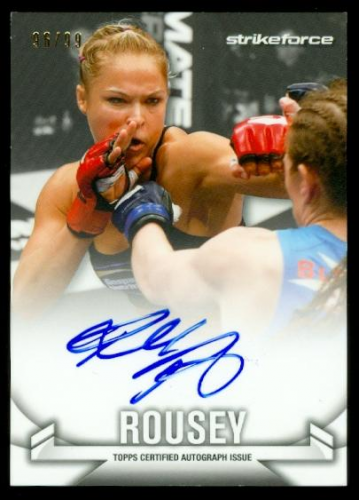 2013 Topps UFC Knockout Autographs #KARR Ronda Rousey/99