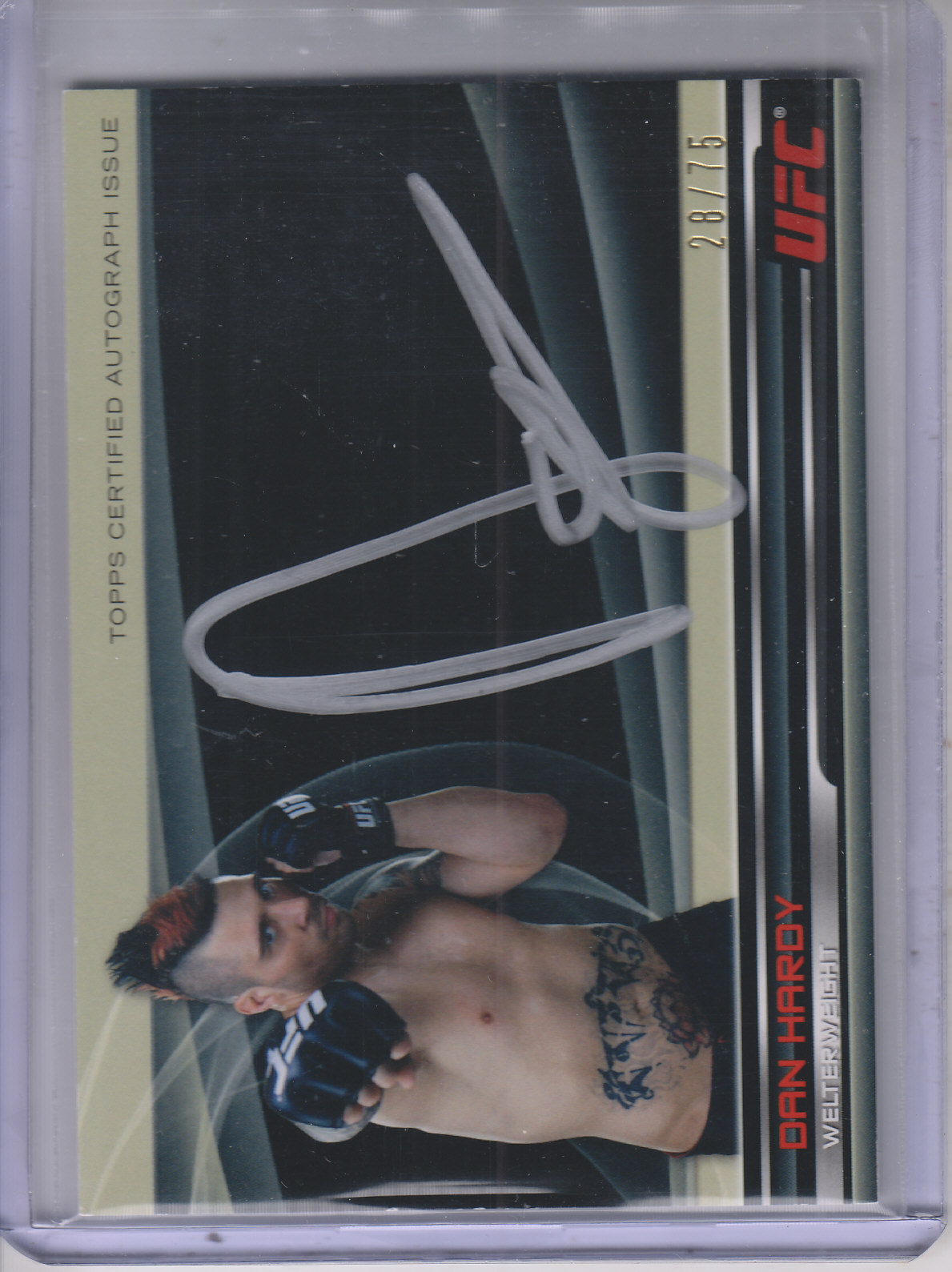 2013 Topps UFC Knockout Full Contact Autographs #FCDH Dan Hardy