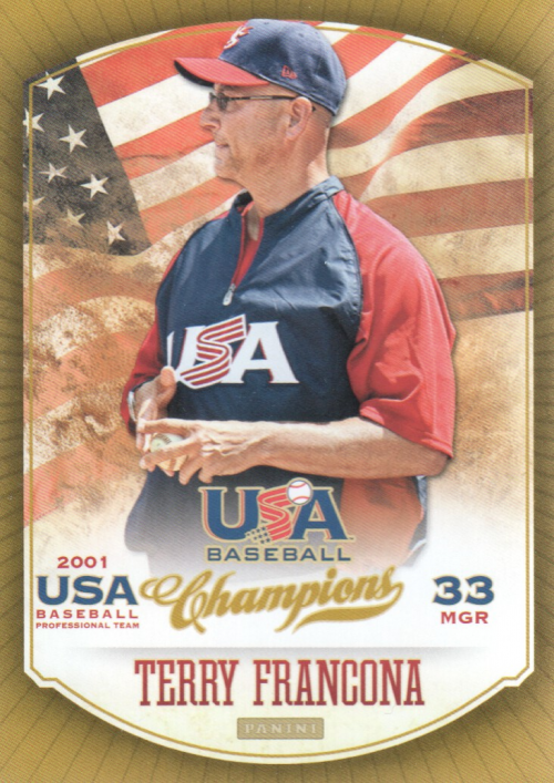 2013 USA Baseball Champions #3 Terry Francona