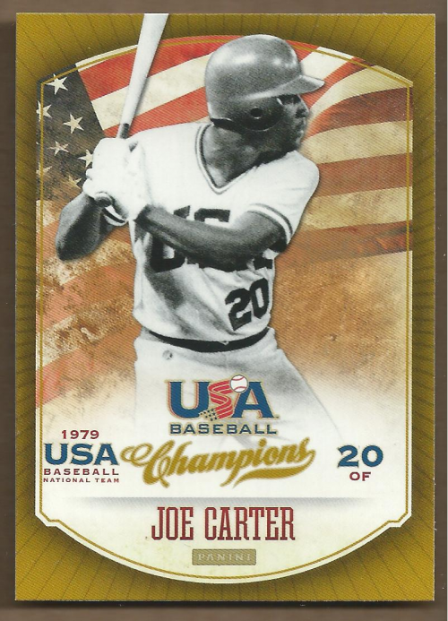 2013 USA Baseball Champions #4 Joe Carter