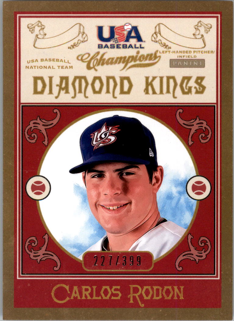 2013 USA Baseball Champions Diamond Kings #16 Carlos Rodon