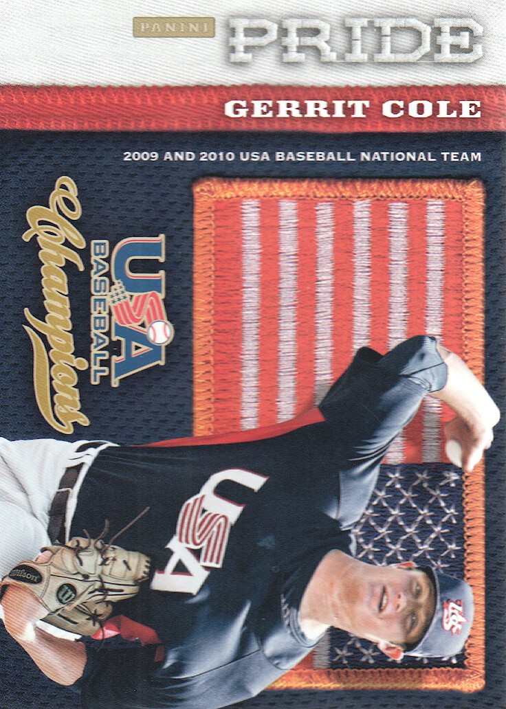 2013 USA Baseball Champions Pride #5 Gerrit Cole