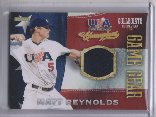 2013 USA Baseball Champions Game Gear Jerseys #8 Matt Reynolds