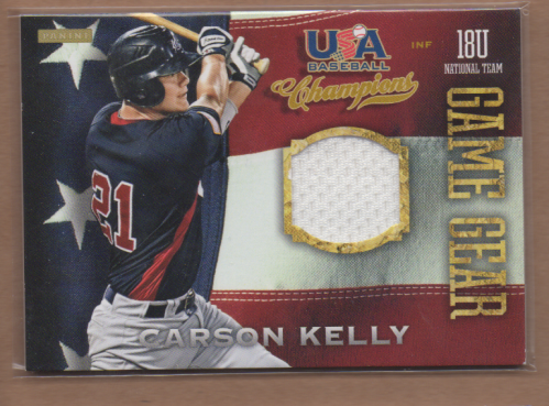 2013 USA Baseball Champions Game Gear Jerseys #23 Carson Kelly