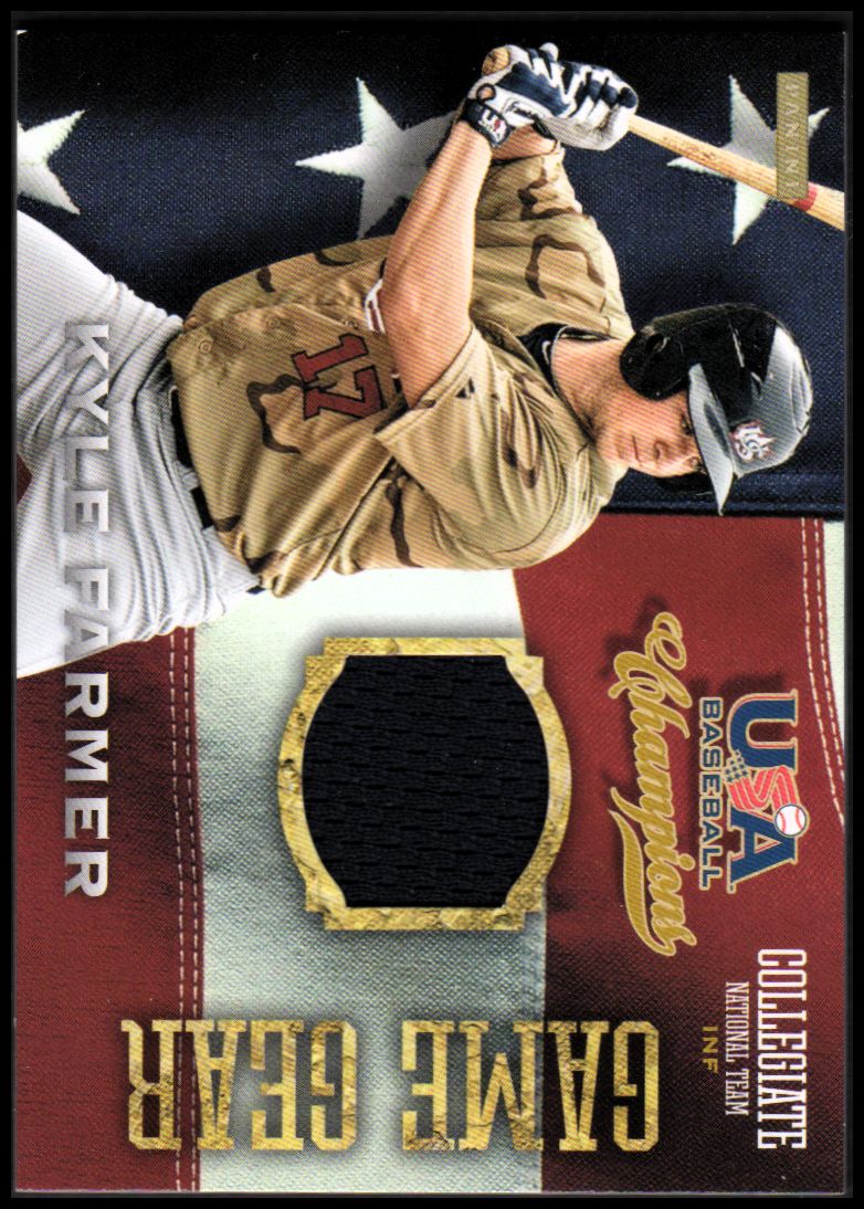 2013 USA Baseball Champions Game Gear Jerseys #31 Kyle Farmer