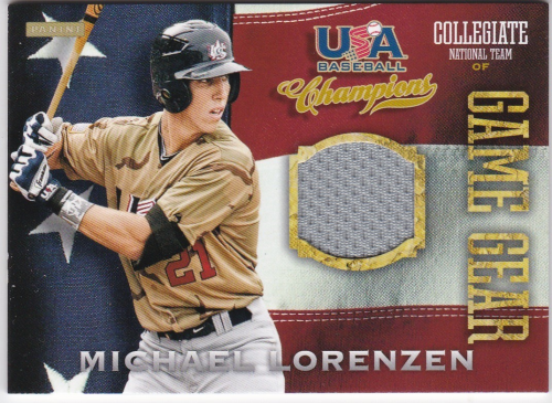 2013 USA Baseball Champions Game Gear Jerseys #36 Michael Lorenzen