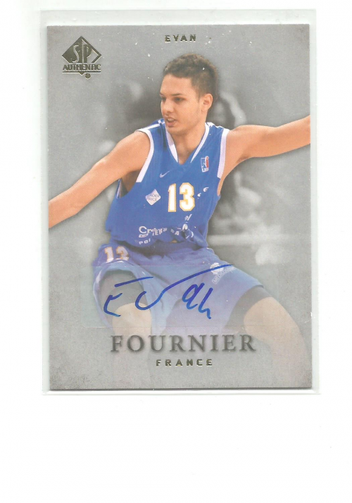 2012-13 SP Authentic Autographs #27 Evan Fournier C