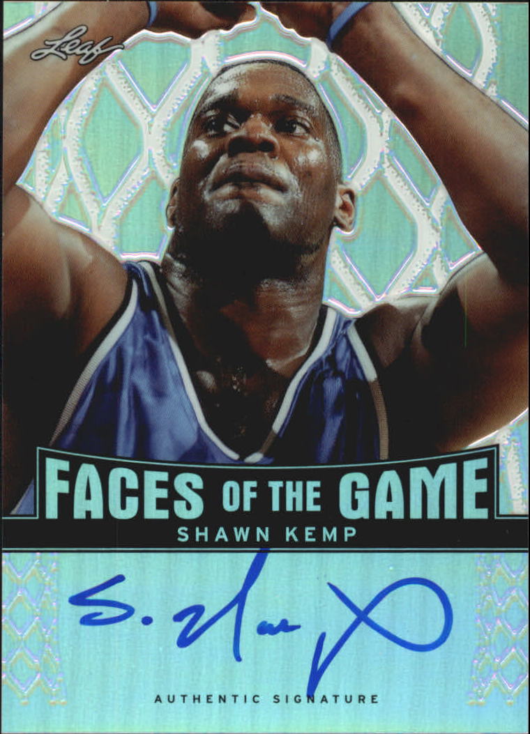 2012-13 Leaf Metal Faces of the Game Holo #FGSK1 Shawn Kemp
