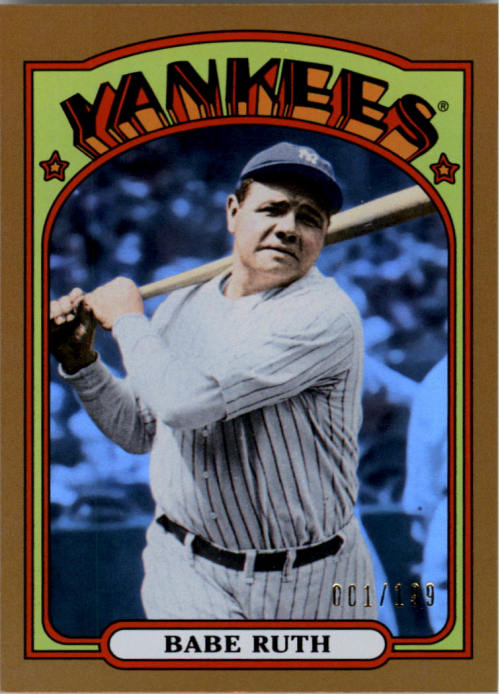 2013 Topps Archives Gold #1 Babe Ruth