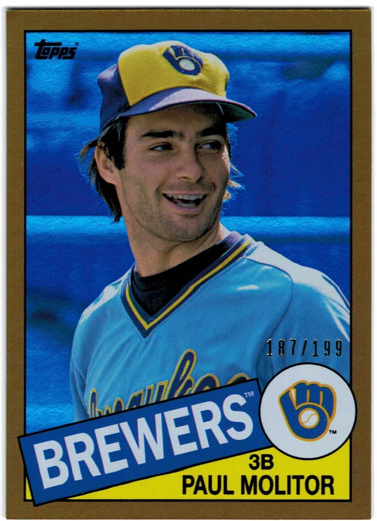 2013 Topps Archives Gold #144 Paul Molitor