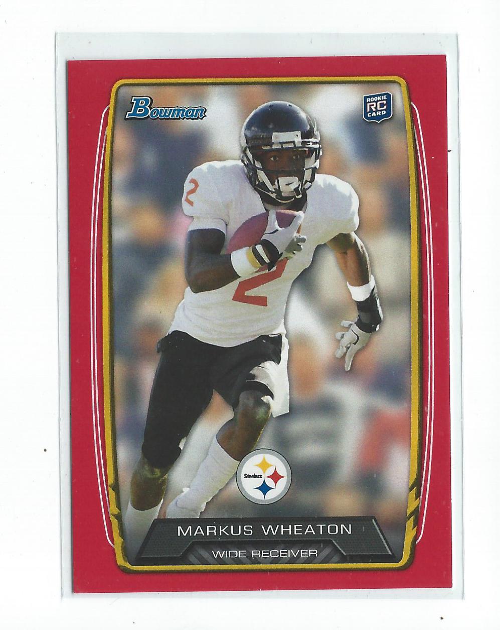 2013 Bowman Red #152 Markus Wheaton