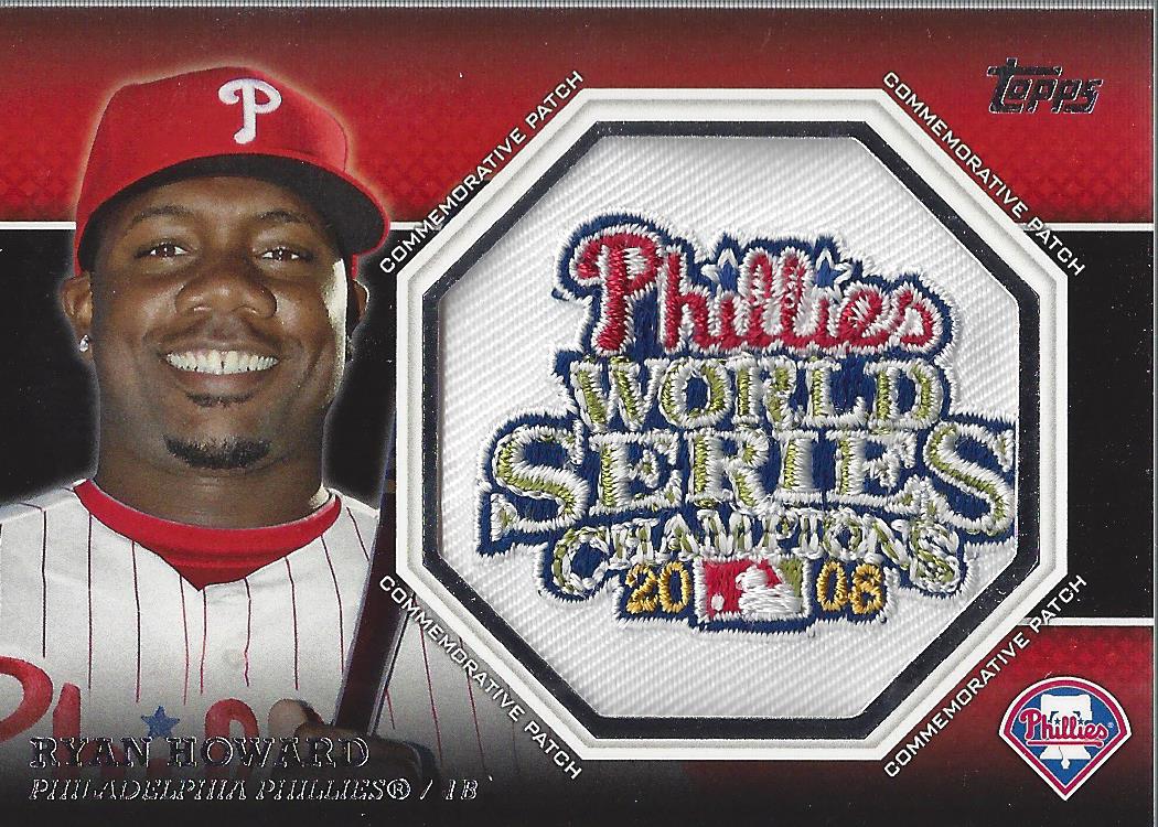 2013 Topps Manufactured Commemorative Patch #CP46 Ryan Howard
