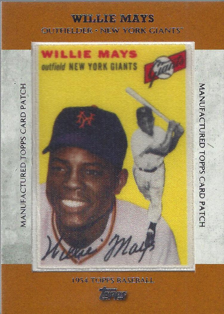 2013 Topps Manufactured Patch #MCP5 Willie Mays