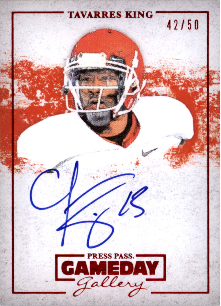 2013 Press Pass Gameday Gallery Red #TK Tavarres King/12*