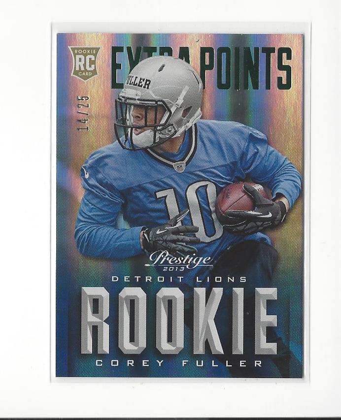 2013 Prestige Extra Points Green #221 Corey Fuller