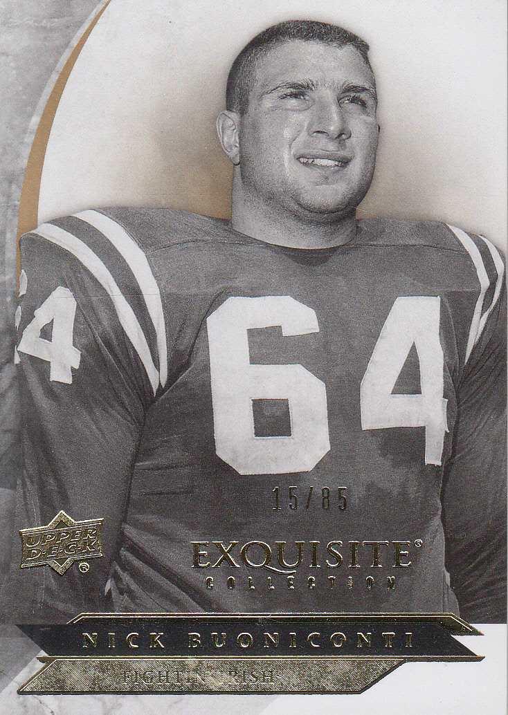 2012 Exquisite Collection #8 Nick Buoniconti