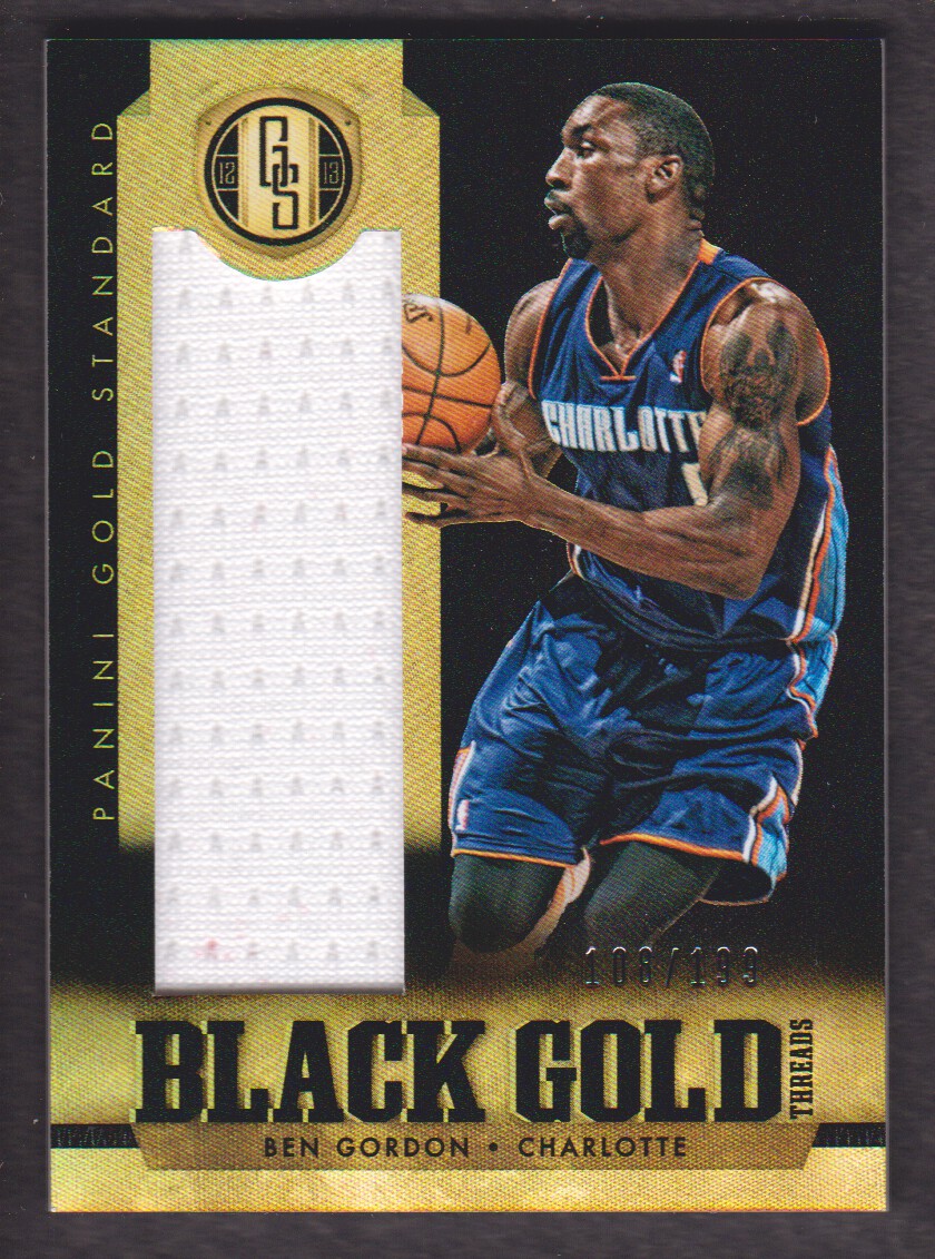 2012-13 Panini Gold Standard Black Gold Threads #88 Ben Gordon/199
